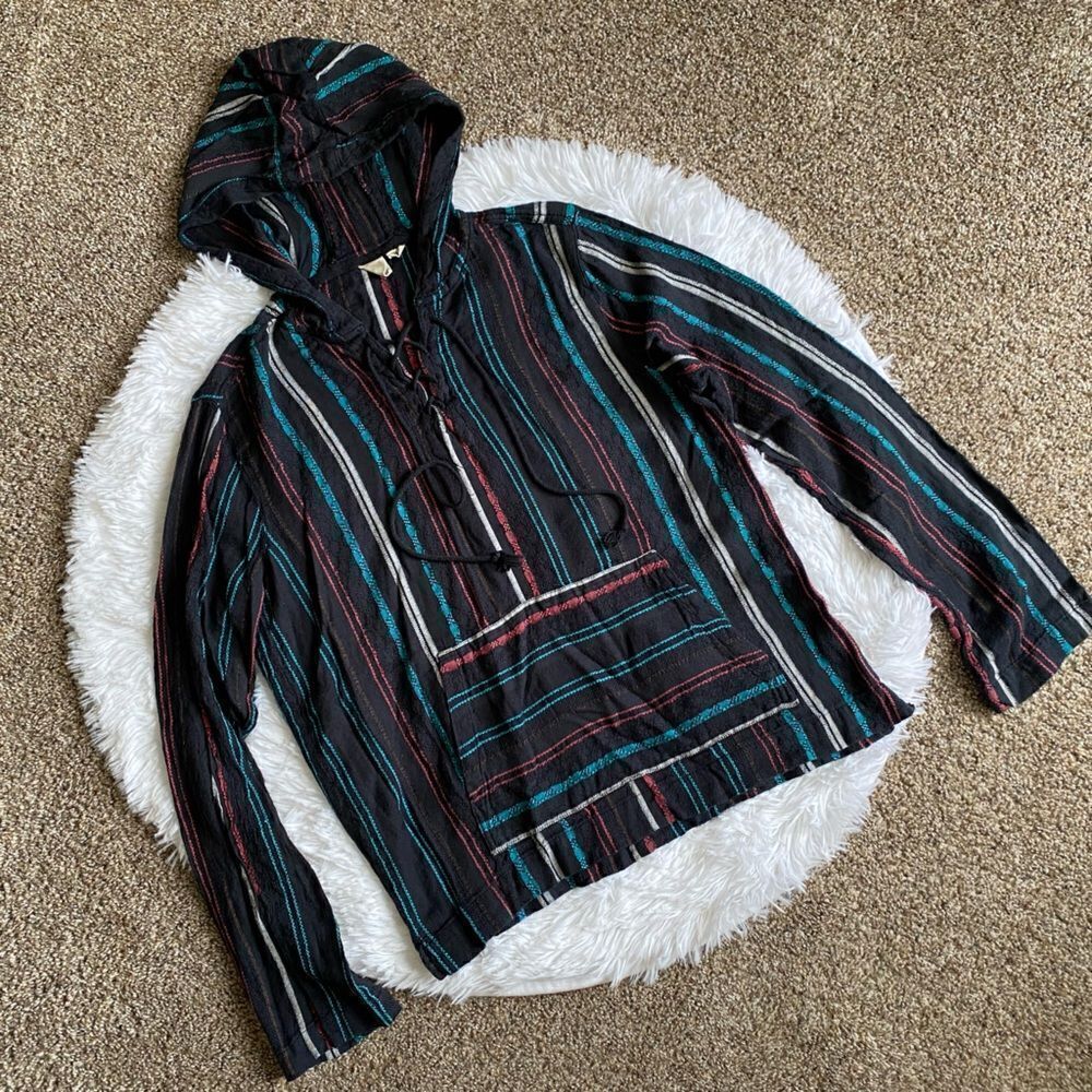 Lagaci Long Sleeve Hooded Top Womens Size Large